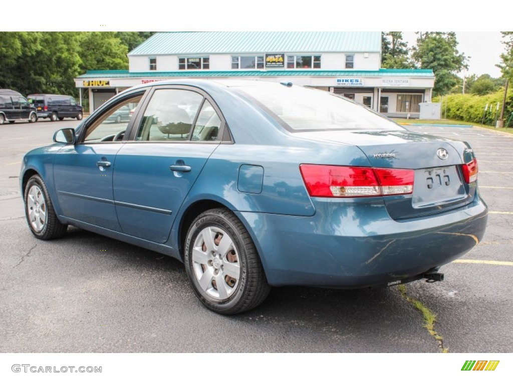 2007 Sonata GLS - Aqua Blue / Beige photo #4