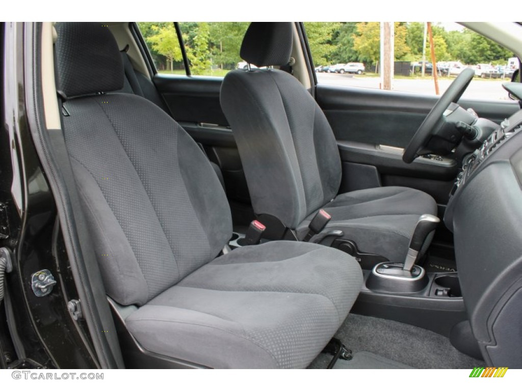 Charcoal Interior 2012 Nissan Versa 1.8 S Hatchback Photo #84357396