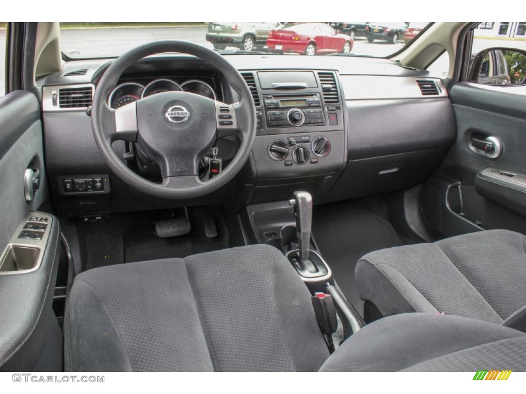 Charcoal Interior 2012 Nissan Versa 1 8 S Hatchback Photo