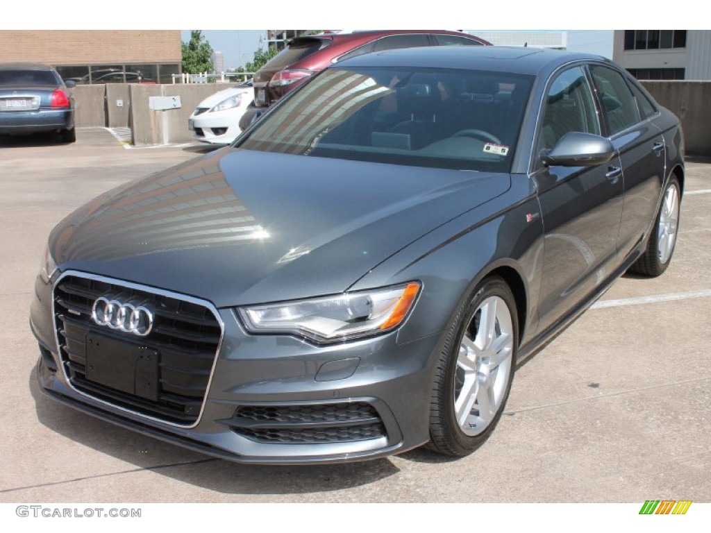 Daytona Grey Pearl Effect 2014 Audi A6 3.0T quattro Sedan Exterior Photo #84358362