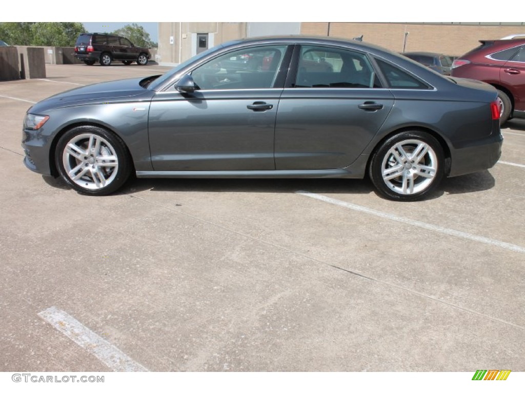 Daytona Grey Pearl Effect 2014 Audi A6 3.0T quattro Sedan Exterior Photo #84358416