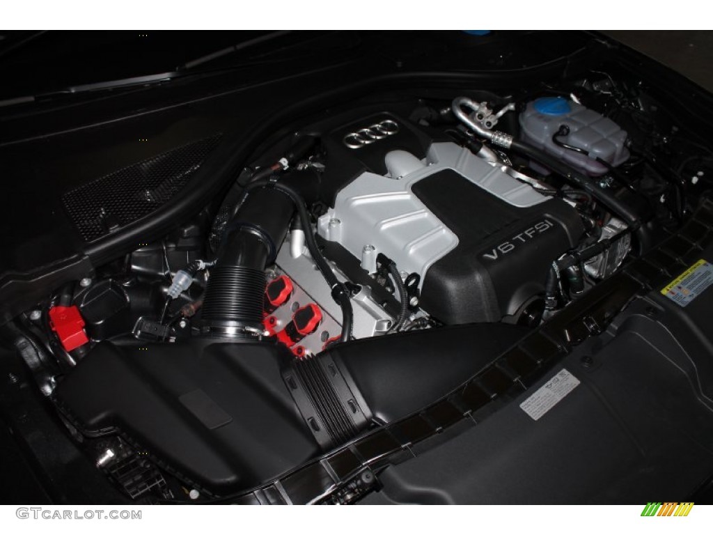 2014 A6 3.0T quattro Sedan - Daytona Grey Pearl Effect / Black photo #38
