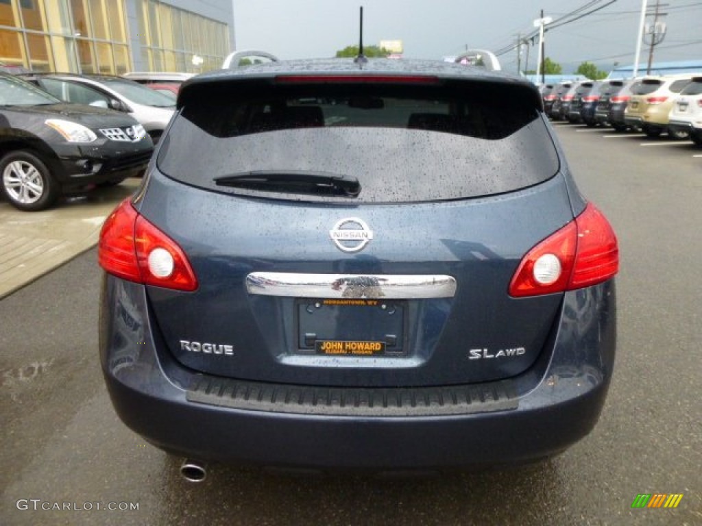 2013 Rogue SL AWD - Graphite Blue / Gray photo #10