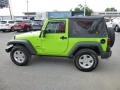 2012 Gecko Green Jeep Wrangler Sport S 4x4  photo #8