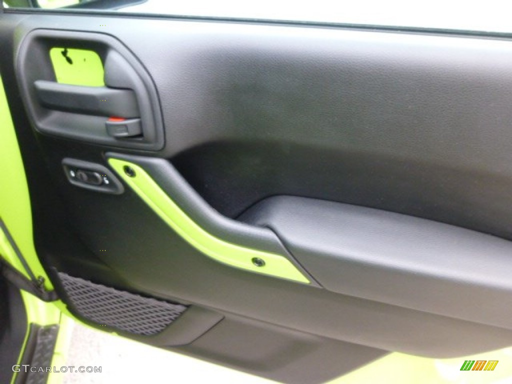 2012 Wrangler Sport S 4x4 - Gecko Green / Black photo #14