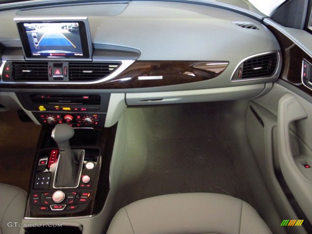 2014 Audi A6 3.0T quattro Sedan Titanium Gray Dashboard Photo #84360366