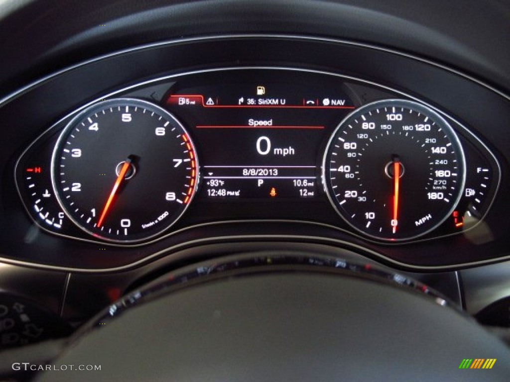 2014 Audi A6 3.0T quattro Sedan Gauges Photo #84360651