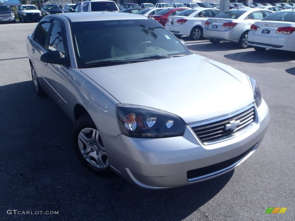 2006 Malibu LS Sedan - Silverstone Metallic / Titanium Gray photo #1