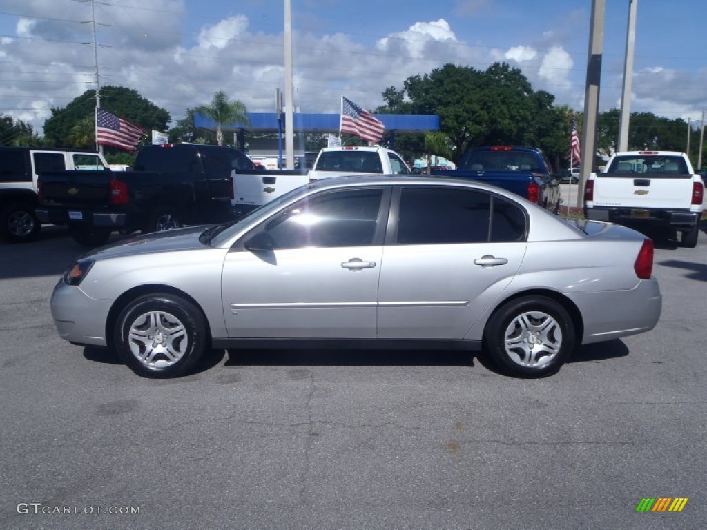 2006 Malibu LS Sedan - Silverstone Metallic / Titanium Gray photo #3