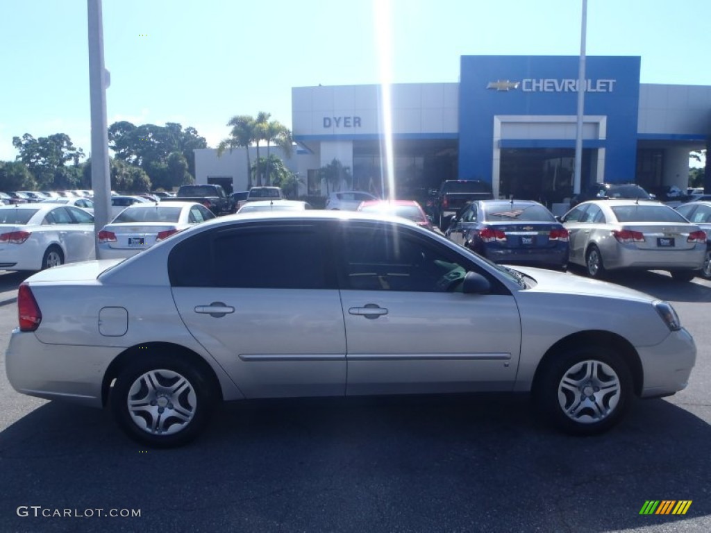 2006 Malibu LS Sedan - Silverstone Metallic / Titanium Gray photo #6