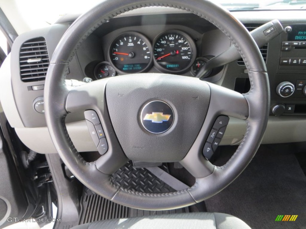 2011 Silverado 1500 LS Crew Cab - Black Granite Metallic / Dark Titanium photo #36