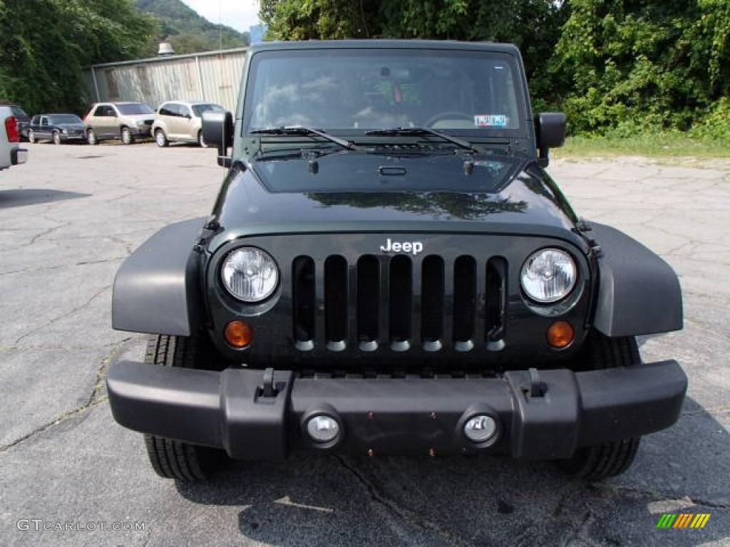 2010 Wrangler Sport 4x4 - Natural Green Pearl / Dark Slate Gray/Medium Slate Gray photo #3