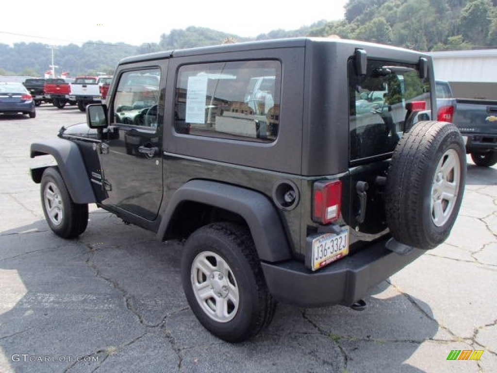 2010 Wrangler Sport 4x4 - Natural Green Pearl / Dark Slate Gray/Medium Slate Gray photo #6