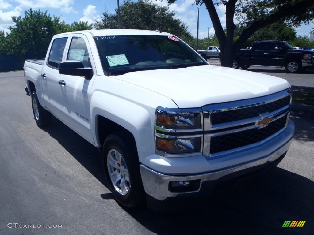 2014 Silverado 1500 LT Crew Cab - Summit White / Jet Black photo #1