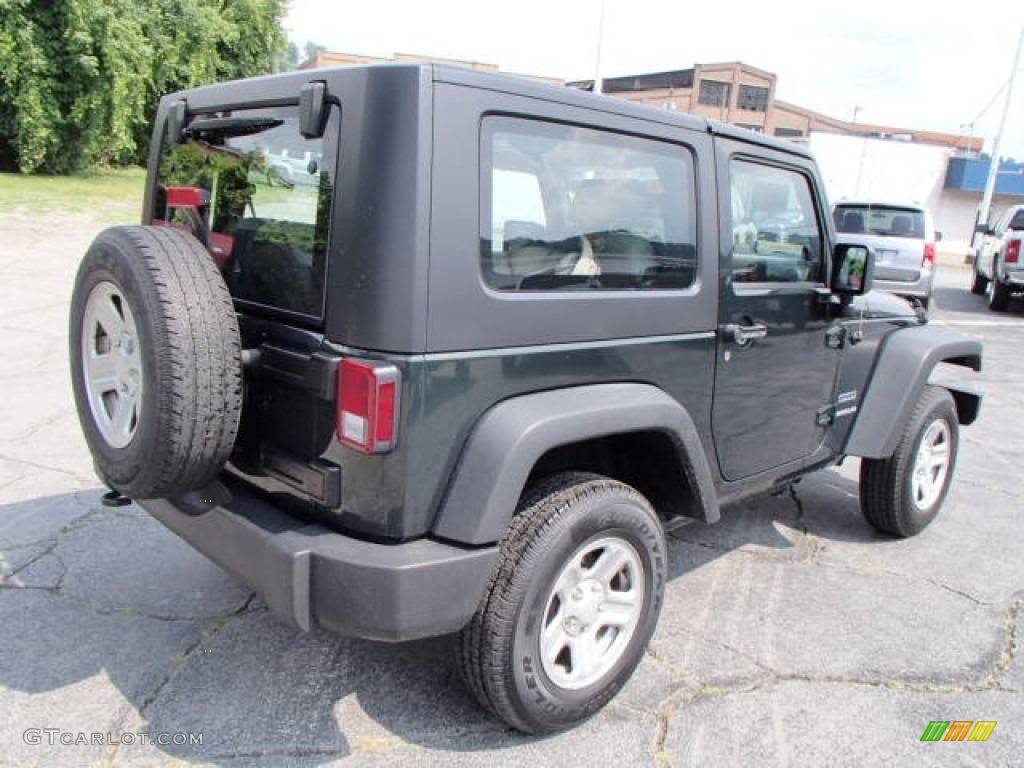 2010 Wrangler Sport 4x4 - Natural Green Pearl / Dark Slate Gray/Medium Slate Gray photo #8