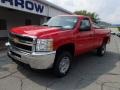 2014 Victory Red Chevrolet Silverado 2500HD WT Regular Cab 4x4  photo #4