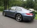 Baltic Blue Metallic Paint to Sample 2008 Porsche 911 Turbo Coupe Exterior