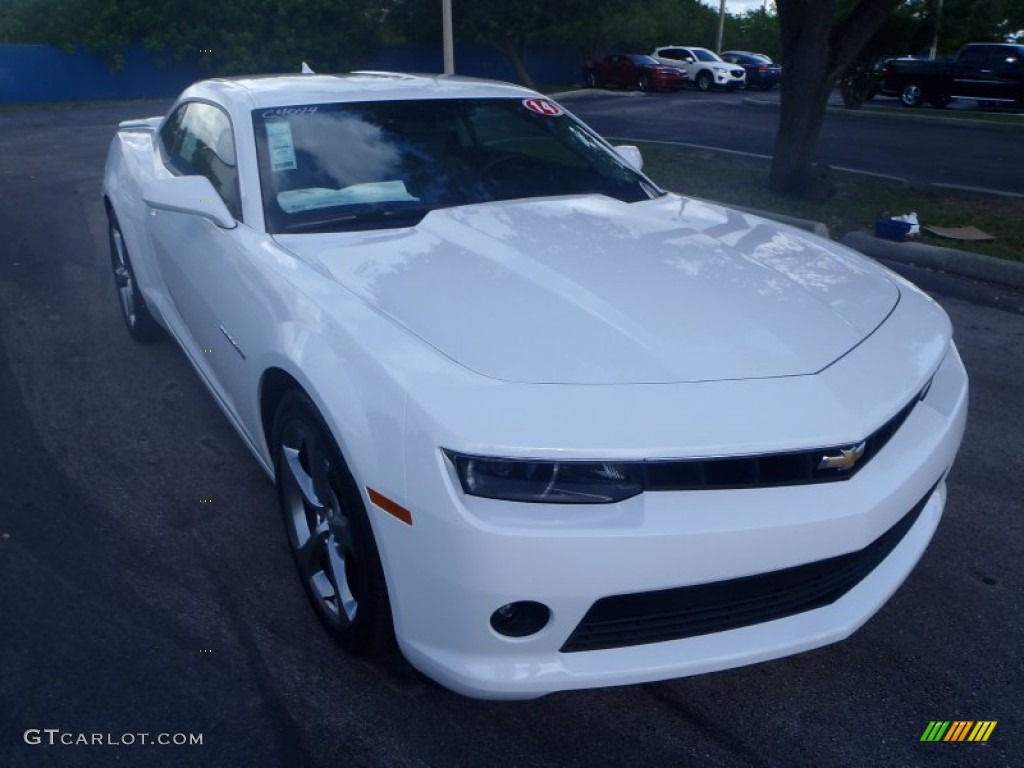 2014 Camaro LT/RS Coupe - Summit White / Gray photo #1