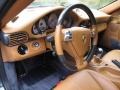 2008 Porsche 911 Natural Brown Interior Steering Wheel Photo