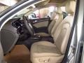 2014 Audi A4 Velvet Beige Interior Front Seat Photo