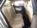 2014 Audi A4 Velvet Beige Interior Rear Seat Photo