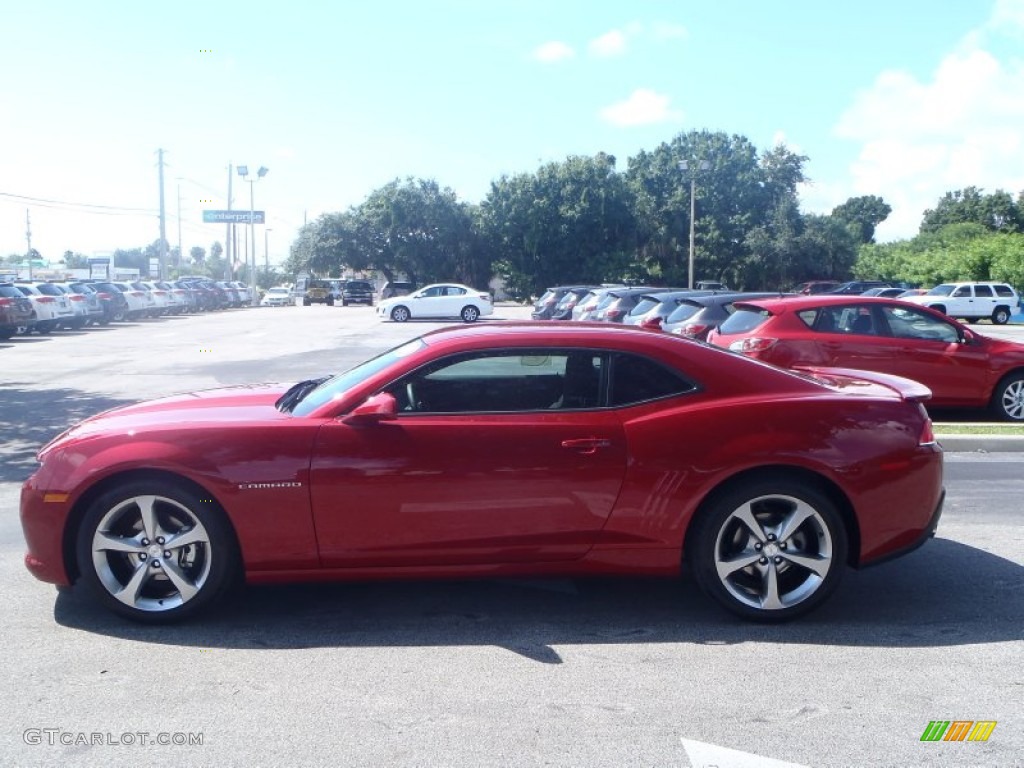2014 Camaro SS/RS Coupe - Crystal Red Tintcoat / Black photo #4