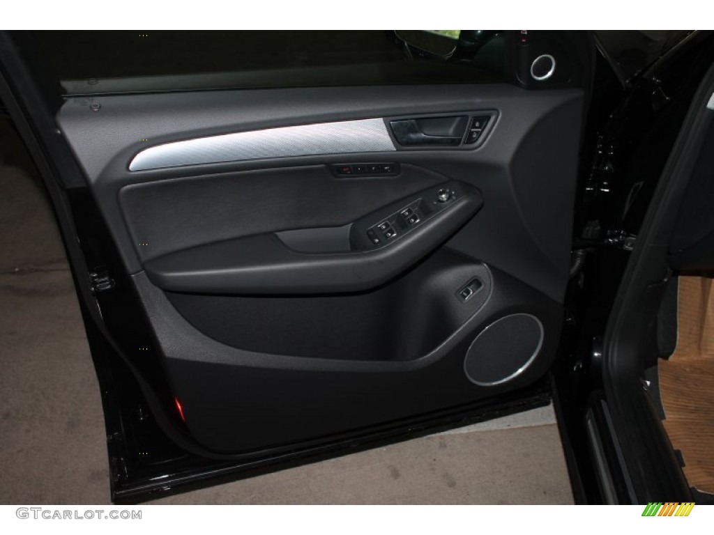 2014 Audi Q5 3.0 TFSI quattro Black Door Panel Photo #84364278