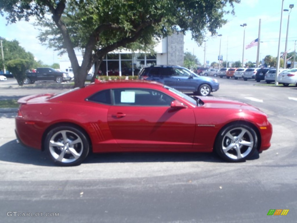2014 Camaro SS/RS Coupe - Crystal Red Tintcoat / Black photo #8
