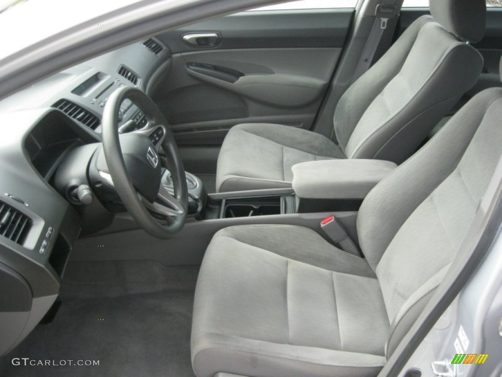 2010 Civic LX Sedan - Alabaster Silver Metallic / Gray photo #9