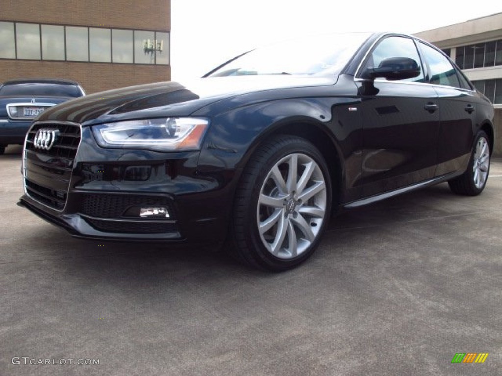 Brilliant Black 2014 Audi A4 2.0T Sedan Exterior Photo #84365091