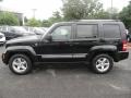 2008 Brilliant Black Crystal Pearl Jeep Liberty Limited 4x4  photo #3