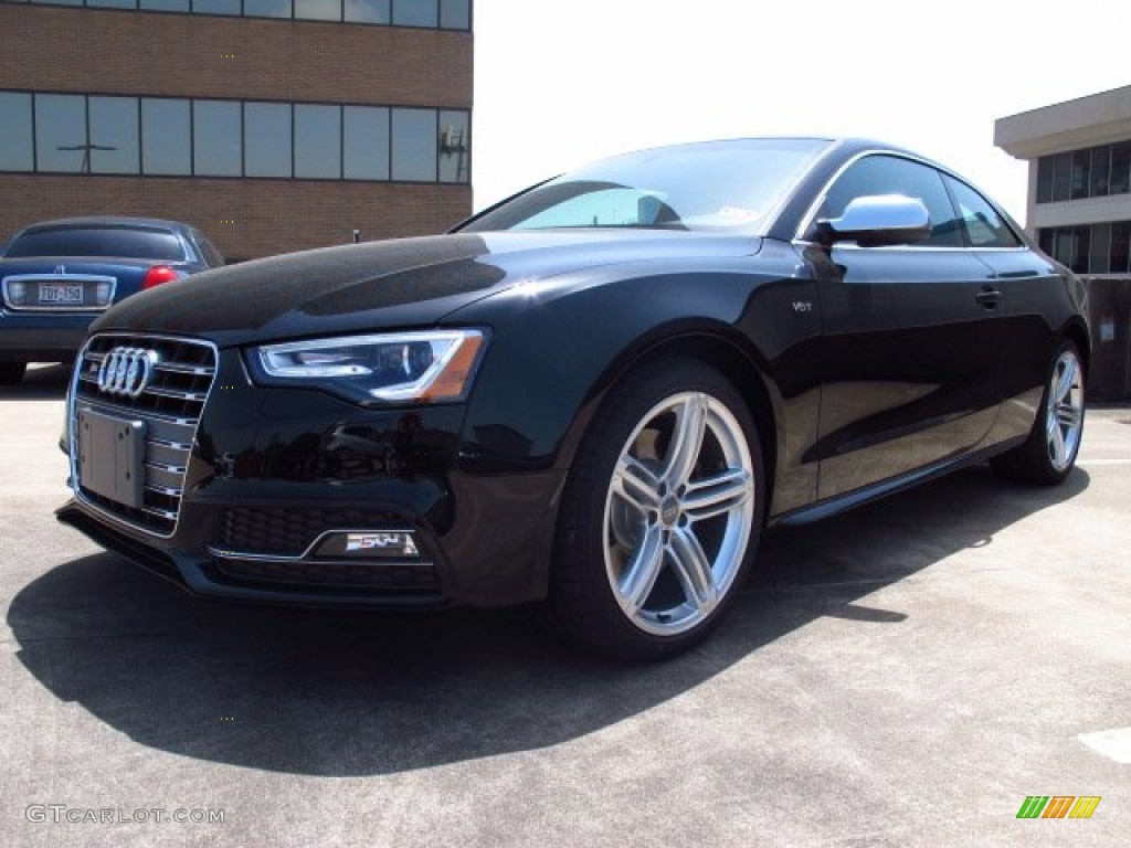 Brilliant Black 2014 Audi S5 3.0T Prestige quattro Coupe Exterior Photo #84365589