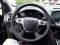 Charcoal Black 2014 Ford Escape Titanium 1.6L EcoBoost 4WD Steering Wheel