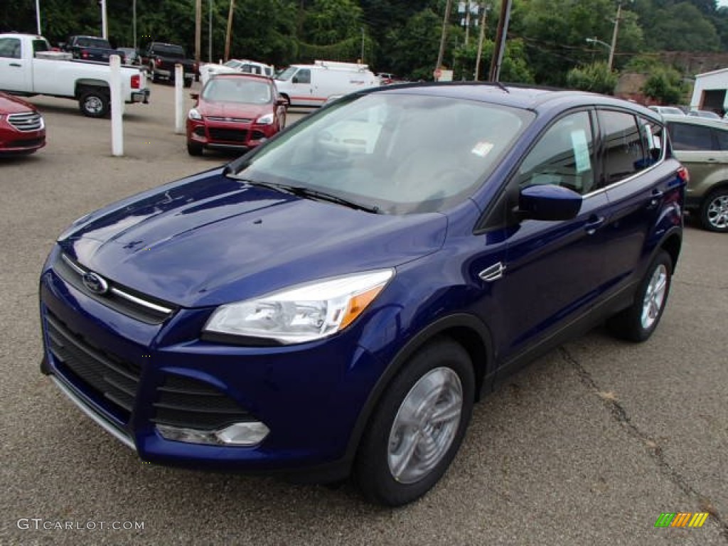 2014 Escape SE 1.6L EcoBoost - Deep Impact Blue / Medium Light Stone photo #4