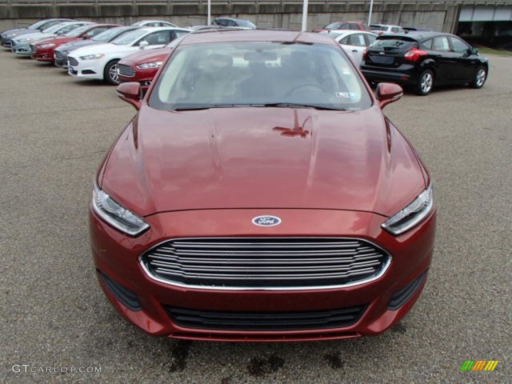 Sunset 2014 Ford Fusion SE Exterior Photo #84367091