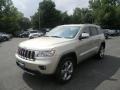 2011 White Gold Metallic Jeep Grand Cherokee Overland 4x4  photo #2