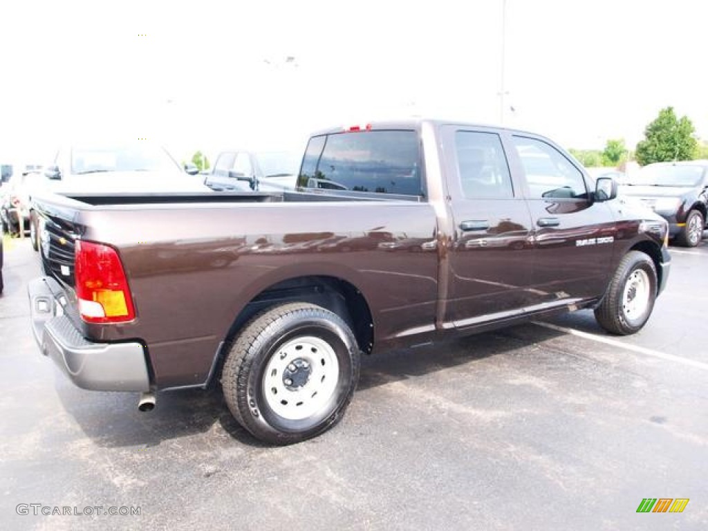 2011 Ram 1500 ST Quad Cab - Rugged Brown Pearl / Dark Slate Gray/Medium Graystone photo #3