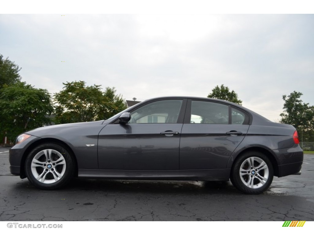 2008 3 Series 328xi Sedan - Sparkling Graphite Metallic / Gray photo #9