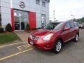 2011 Cayenne Red Nissan Rogue SV AWD  photo #1