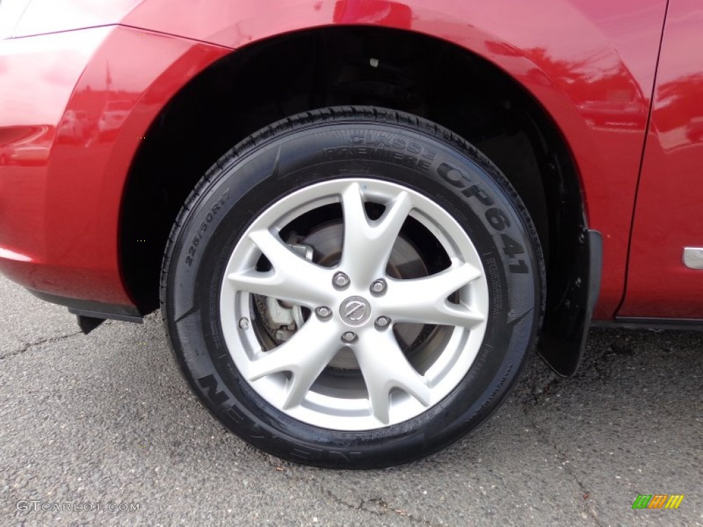 2011 Rogue SV AWD - Cayenne Red / Black photo #6