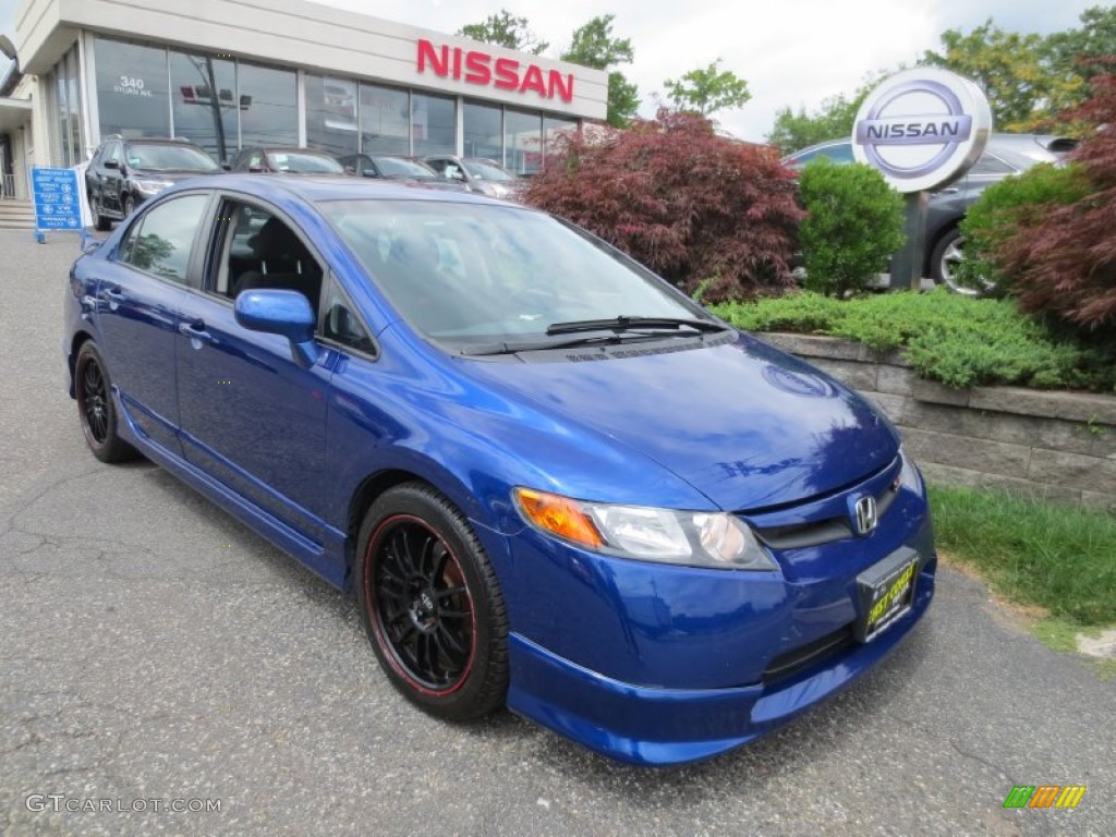 Fiji Blue Pearl Honda Civic