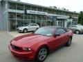2010 Red Candy Metallic Ford Mustang V6 Premium Convertible  photo #1