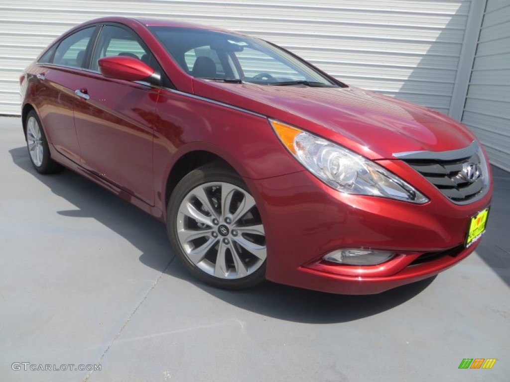 2013 Sonata SE - Sparkling Ruby / Black photo #1