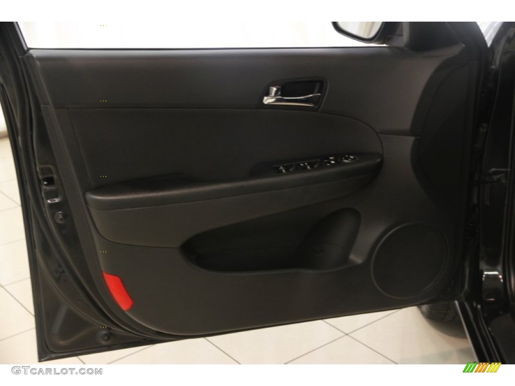 2009 Elantra Touring - Black Pearl / Black photo #4