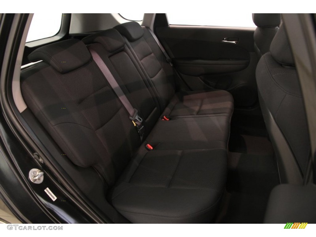 2009 Elantra Touring - Black Pearl / Black photo #11