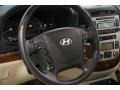 Beige 2007 Hyundai Santa Fe Limited Steering Wheel