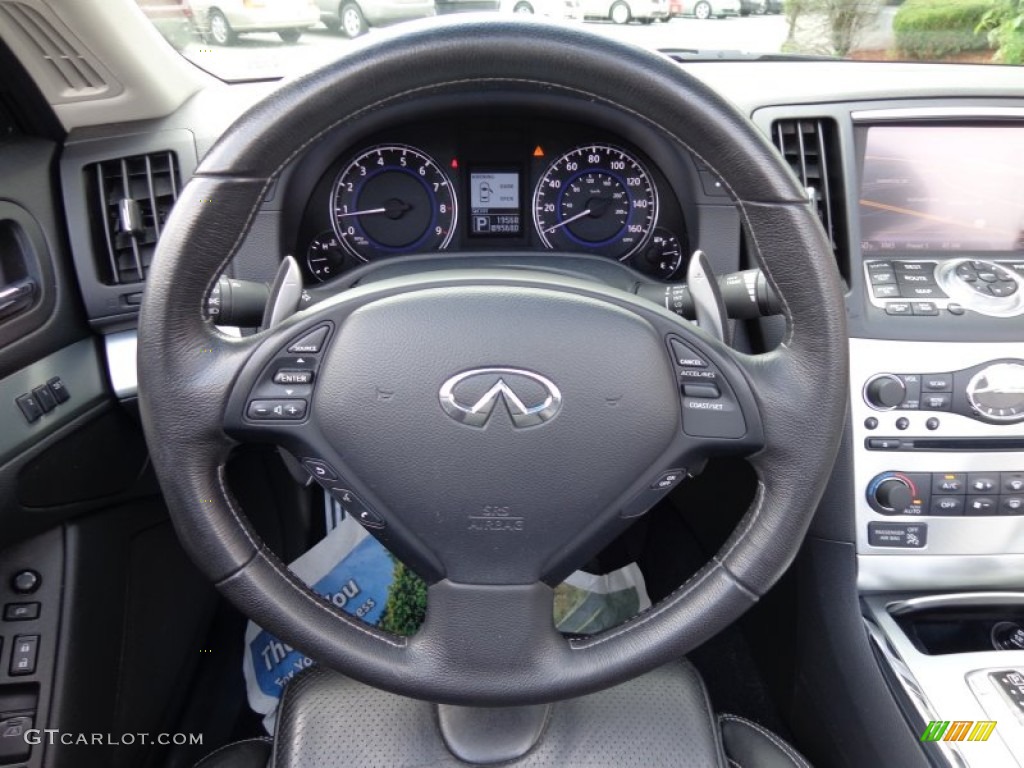 2010 Infiniti G 37 S Sport Convertible Steering Wheel Photos