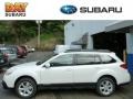 2014 Satin White Pearl Subaru Outback 2.5i Premium  photo #1