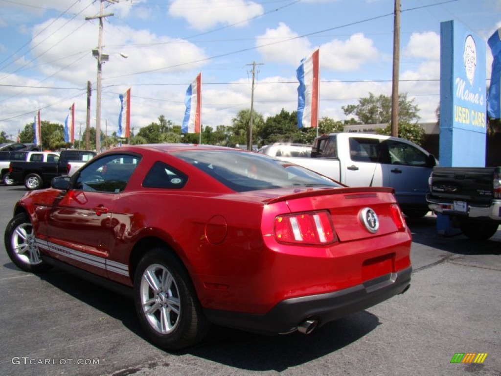 2011 Mustang V6 Coupe - Red Candy Metallic / Charcoal Black photo #23