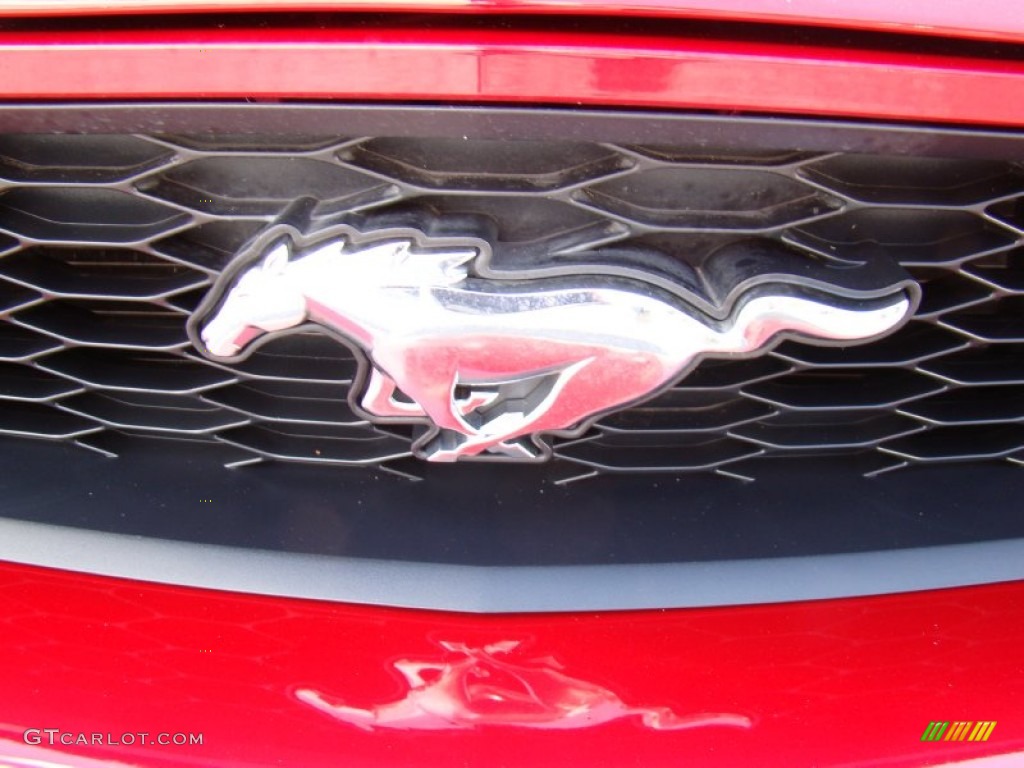 2011 Mustang V6 Coupe - Red Candy Metallic / Charcoal Black photo #25